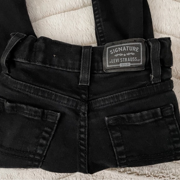 Kids: Signature by Levi Strauss Black Skinny Jeans - Picture 5 of 12